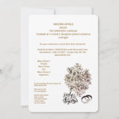 結婚式 簡易招待状 セーブザデート (裏面)