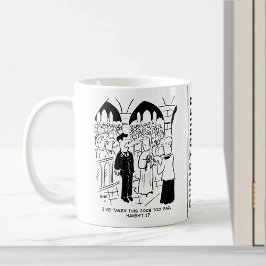 結婚式 - 花婿のいたずら漫画 コーヒーマグカップ