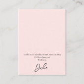 結婚式 花嫁 伴娘 イヤリング ディスカード 名刺 (裏面)