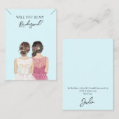 結婚式 花嫁 伴娘 ネックレス ディスカード 名刺 (正面/裏面)