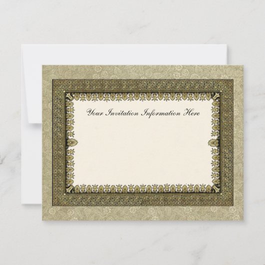 結婚式/記念日（または？）招待状 招待状 (正面)