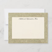 結婚式/記念日（または？）招待状 招待状 (裏面)