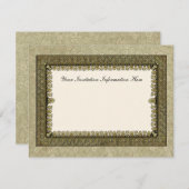 結婚式/記念日（または？）招待状 招待状 (正面/裏面)