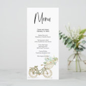 結婚式、記念日、イベントの自転車メニュー メニュー (スタンド正面)