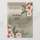 結婚式 2026 招待状 (正面)