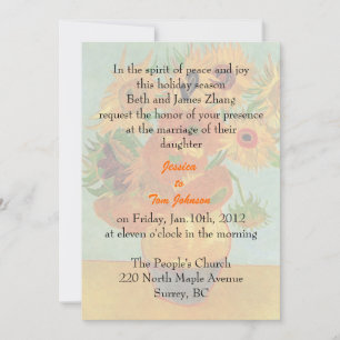 結婚式、 bride's parents invitation 招待状