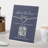 結婚式QRコードペデスタルサイン 台座サイン (インサイチュ)