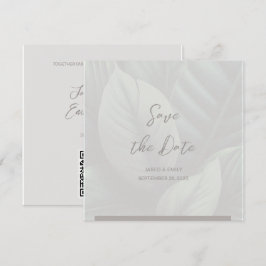 結婚式QRコード Save the Date 招待状