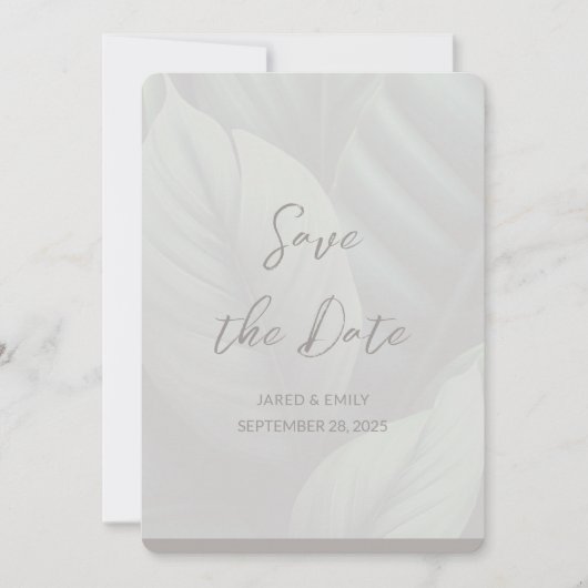 結婚式QRコードSave the Date招待状 セーブザデート (正面)