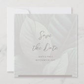 結婚式QRコードSave the Date招待状 セーブザデート (正面)