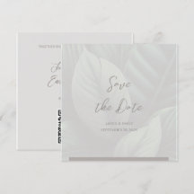 結婚式QRコードSave the Date招待状