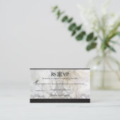 結婚式RSVPカード – ケルトのゲール結婚クの エンクロージャーカード (スタンド正面)