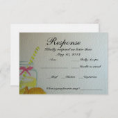 結婚式RSVPカード 出欠カード (正面/裏面)