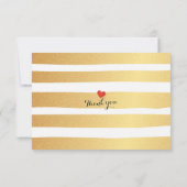 結婚式RSVP返信秋のメープル秋リーフパンプキン 出欠カード (裏面)