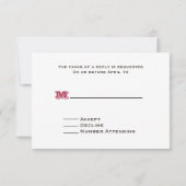 結婚式RSVP: デイジー、Strawflowers、及びBarnwood 出欠カード (裏面)