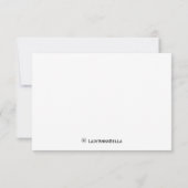 結婚式RSVP 出欠カード (裏面)