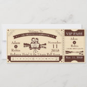 結婚式VIPパス 招待状 (正面)