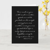 結婚引用文 – ロバート・フロスト カード (黄色い花)