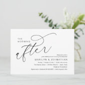 結婚後の朝の祝賀会 招待状 (スタンド正面)