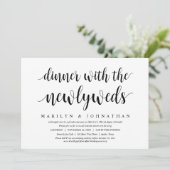 結婚後の食事会 招待状 (スタンド正面)