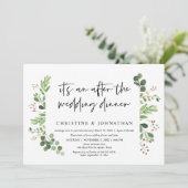結婚後の食事会, 結婚式後のディナー 招待状 (スタンド正面)