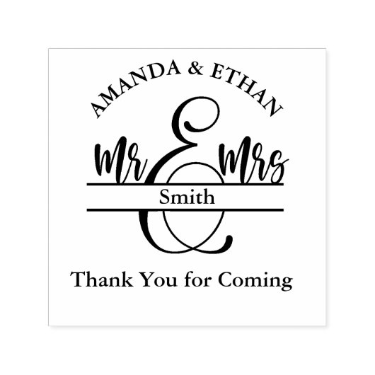 結婚感謝していお前の来ために セルフインキングスタンプ (デザイン)