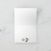 結婚感謝 | ウォーターカラーダスティバラブド サンキューカード (内部)