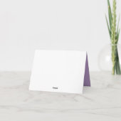 結婚感謝 | エキゾチック熱帯ナイトビーチ サンキューカード (裏面)