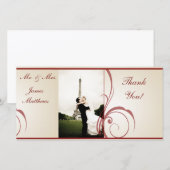 結婚感謝 サンキューカード (正面/裏面)