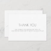 結婚感謝 サンキューカード (正面/裏面)