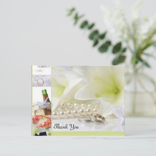 結婚感謝 ポストカード (スタンド正面)