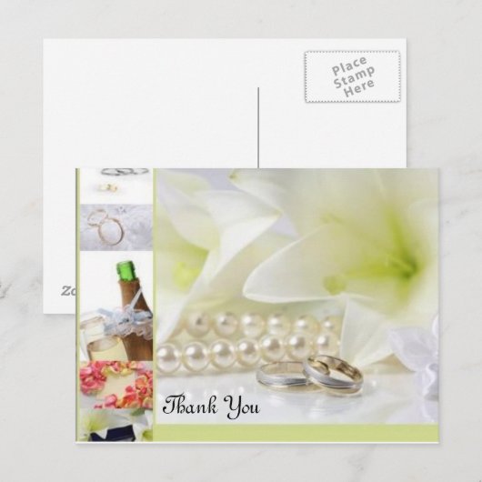 結婚感謝 ポストカード (正面/裏面)