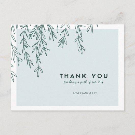 結婚感謝 ポストカード (正面)