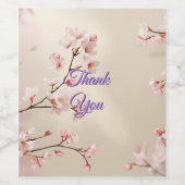 結婚感謝 ワインラベル (シングルラベル)