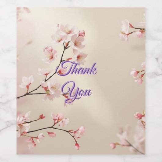 結婚感謝 ワインラベル (シングルラベル)