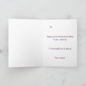 結婚承諾かわいいクマ サンキューカード (内部)