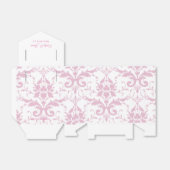 結婚披露宴お気に入りボックスピンクの戴冠式 フェイバーボックス (折り畳みなし)