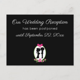 結婚披露宴かわいいお夫婦 ポストカード