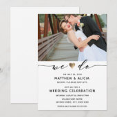 結婚披露宴のご案内 招待状 (正面/裏面)