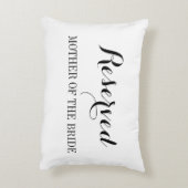 結婚披露宴のための予約座席の枕クッション アクセントクッション (裏面(縦))