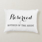 結婚披露宴のための予約座席の枕クッション アクセントクッション (裏面)
