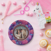 結婚披露宴の使い捨てアジサイプレート ペーパープレート (パーティー)