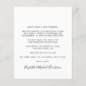 結婚披露宴の写真の日付の保存 (裏面)