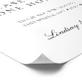 結婚披露宴の好意サインテーブル披露宴ポスター ポスター (角)