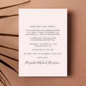 結婚披露宴の後ずっと幸せなフォトピンク セーブザデート