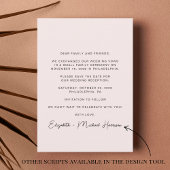 結婚披露宴の後ずっと幸せなフォトピンク セーブザデート