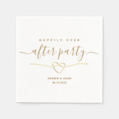 結婚披露宴の後ずっと幸せに スタンダードカクテルナプキン (正面)