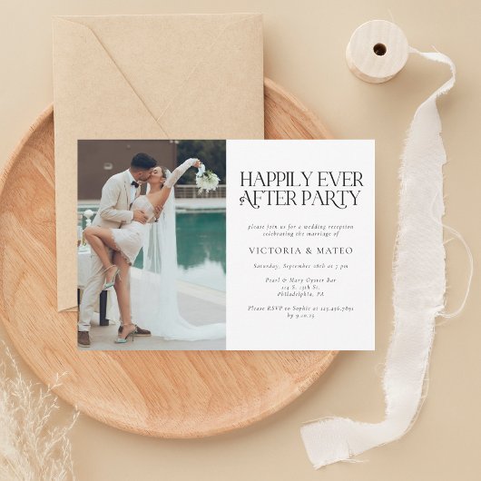 結婚披露宴の後ずっと幸せに 招待状