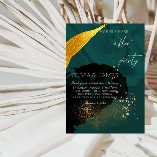 結婚披露宴の後ずっと楽しくパーティー 招待状