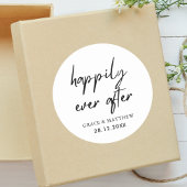 結婚披露宴の後の幸せなパーティー ラウンドシール